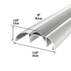 M-D Building Products Silver Aluminum and Vinyl High-Profile Threshold