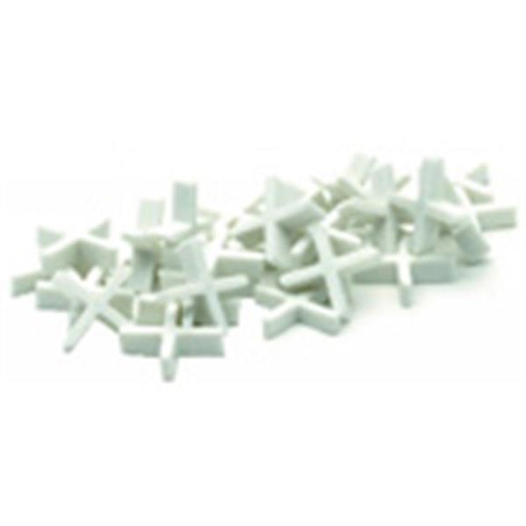 Marshalltown Tile Spacer, 1/8 in L X 3/16 in W, White (1/8