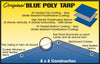 Dize Weathermaster® Original Blue Poly Tarp (16' x 20', Blue)