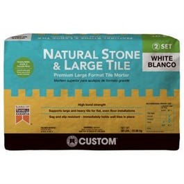 Natural Stone & Large Tile Mortar, 50-Lbs.
