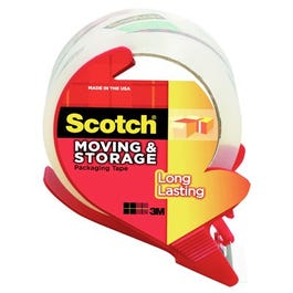 Long Lasting Moving Tape, Clear, 1.88-In. x 38.2-Yds.