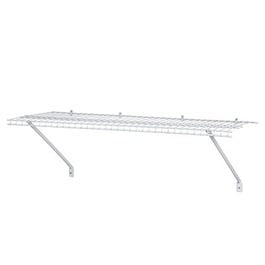 All-Purpose Wire Shelf Kit, White, 2-Ft. x 12-In.