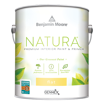 新品インテリアペイントBenjamin Moore Natura®（ナチュラ) BENJAMIN MOORE NATURA® PREMIUM INTERIOR PAINT & PRIMER FLAT