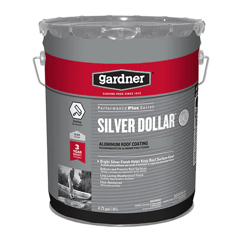 Gardner® Silver Dollar® Aluminum Roof Coating 1 Gallon