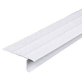 Drip Edge, Aluminum, Economy, White, .011-In., 1-Ft. x 2.43 x 120-In.