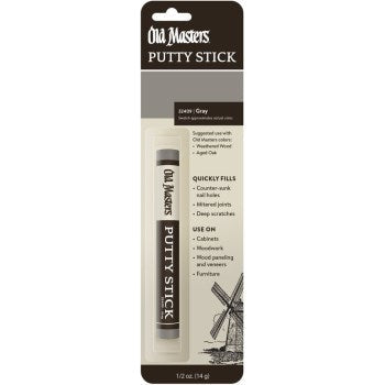 Old Masters 32409 Perfect Match Putty Stick, Gray ~ 1/2 oz