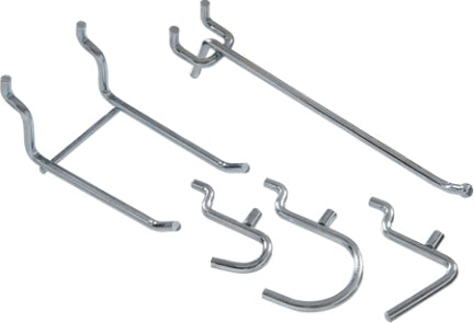 1-1/2 3 5/8 6 ZINC PLATED PEG HOOK KIT