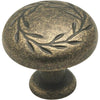 Amerock Inspirations Weathered Brass 1-1/4 In. Cabinet Knob
