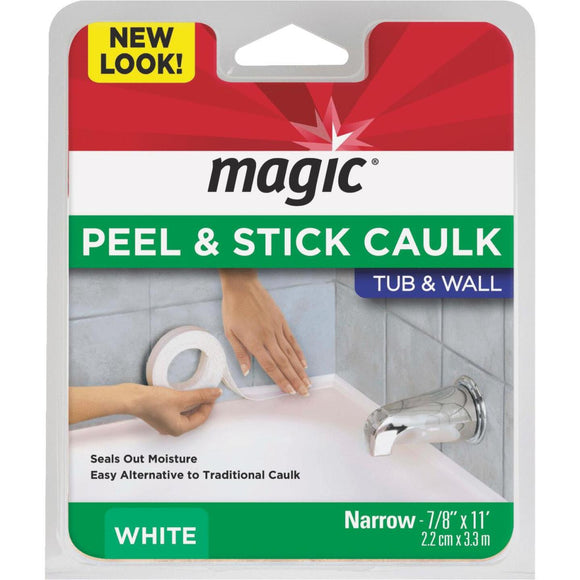 Magic 7/8 In. x 11 Ft. White Caulk Strip