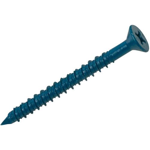 Hillman 1/4 In. x 3-3/4 In. Flat Concrete Screw Anchor (100 Ct.)