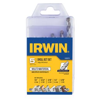 Irwin Multi-Material Drill Bit Sets 5 Piece Set